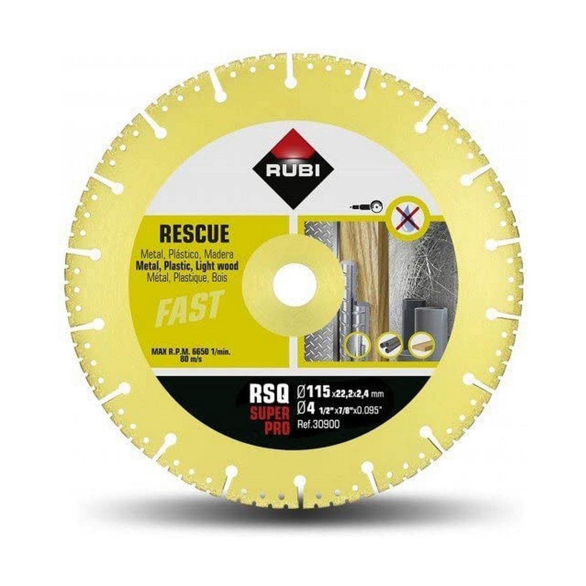 Rubi Superpro skæreskive 115 mm (grå, metal)