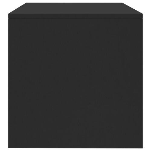 Tv-bord 120x40x40 cm konstrueret træ sort