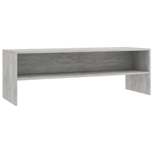 Tv-bord 120x40x40 cm konstrueret træ betongrå