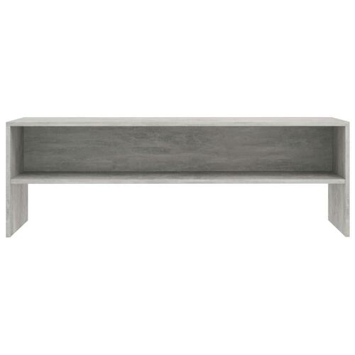 Tv-bord 120x40x40 cm konstrueret træ betongrå