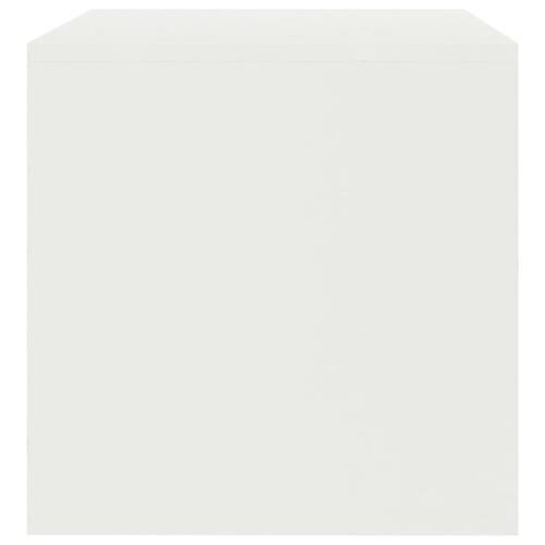 Tv-bord 100x40x40 cm konstrueret træ hvid