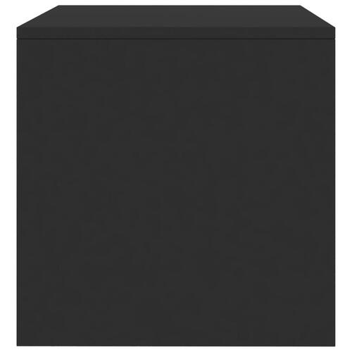 Tv-skab højglans 100 x 40 x 40 cm spånplade sort