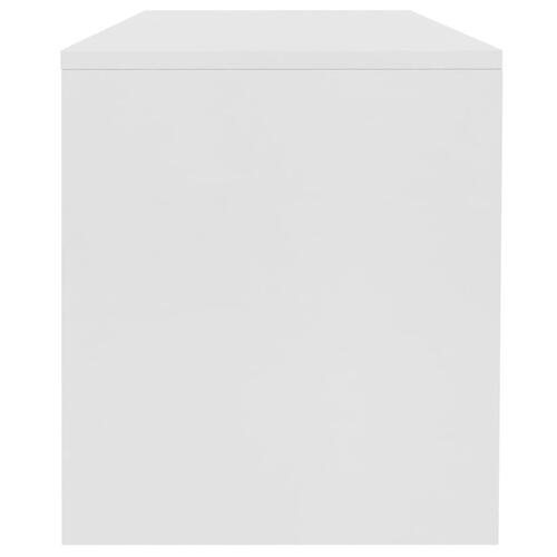 Sofabord 100x40x40 cm konstrueret træ hvid