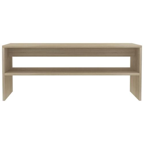 Sofabord 100x40x40 cm konstrueret træ sonoma-eg