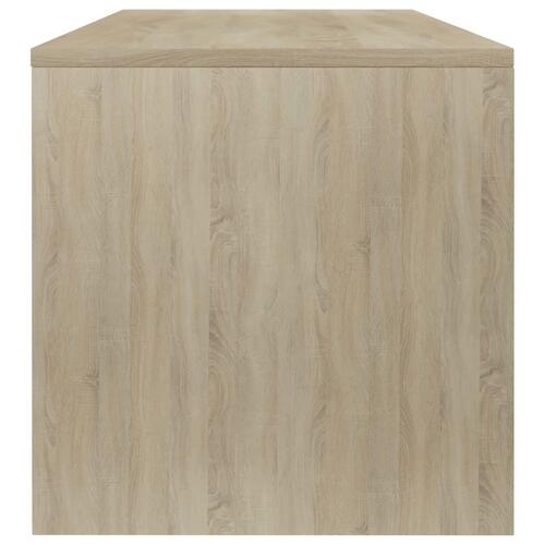 Sofabord 100x40x40 cm konstrueret træ sonoma-eg