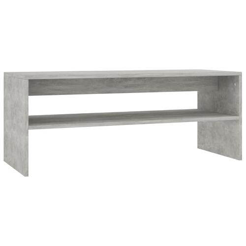 Sofabord 100x40x40 cm konstrueret træ betongrå