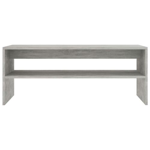 Sofabord 100x40x40 cm konstrueret træ betongrå