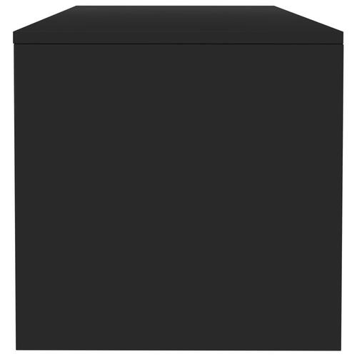 Sofabord 100 x 40 x 40 cm spånplade sort højglans