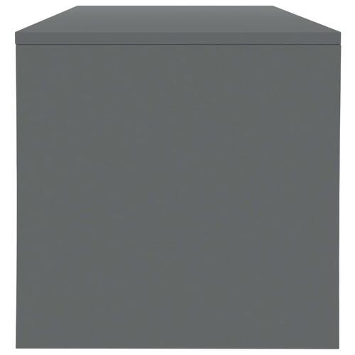 Sofabord 100x40x40 cm konstrueret træ grå højglans