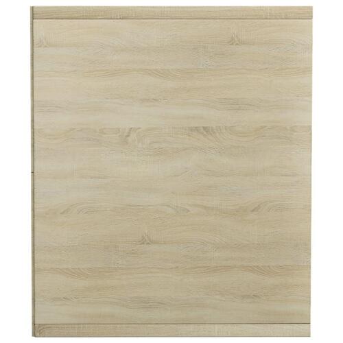 Bogreol/tv-bord 36x30x143 cm konstrueret træ Sonoma-eg