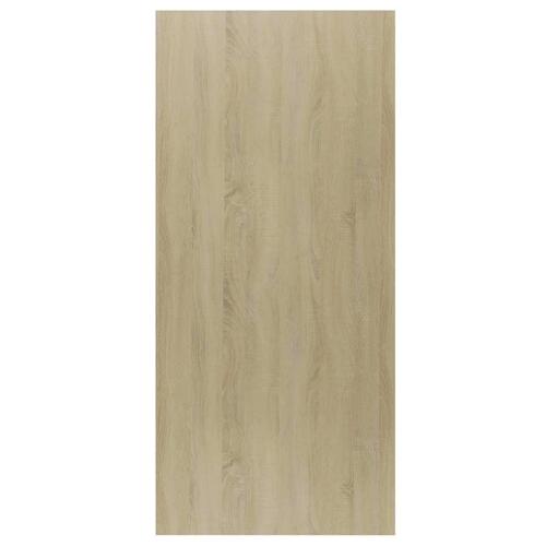 Bogreol/skænk 66x30x130 cm konstrueret træ sonoma-eg