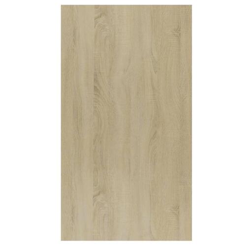 Bogreol/skænk 50x25x80 cm konstrueret træ sonoma-eg