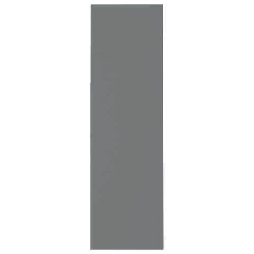 Bogreol 97,5x29,5x100 cm konstrueret træ grå