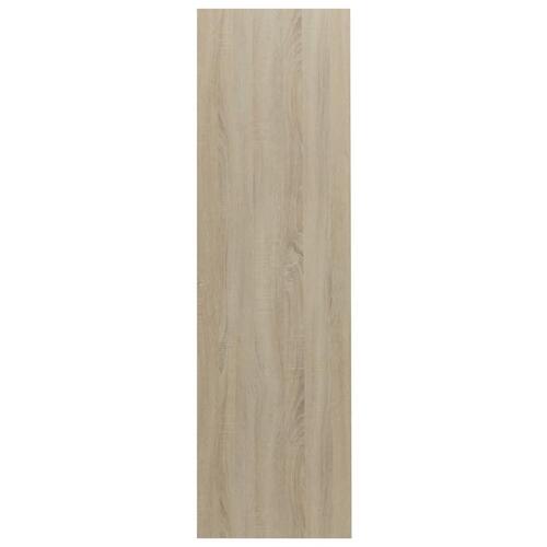 Bogreol 97,5x29,5x100 cm konstrueret træ sonoma-eg