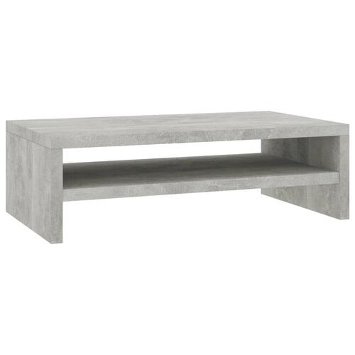 Skærmstander 42 x 24 x 13 cm spånplade betongrå