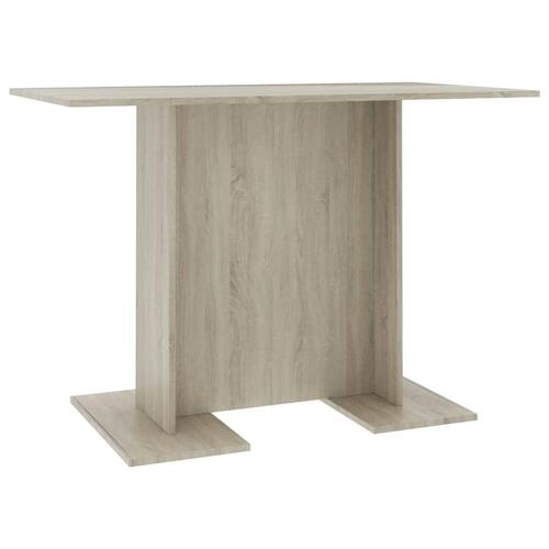 Spisebord 110x60x75 cm konstrueret træ sonoma-eg