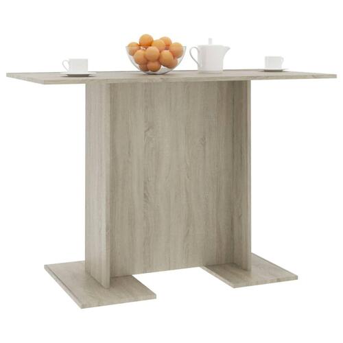 Spisebord 110x60x75 cm konstrueret træ sonoma-eg