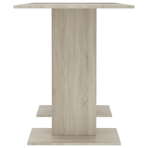 Spisebord 110x60x75 cm konstrueret træ sonoma-eg