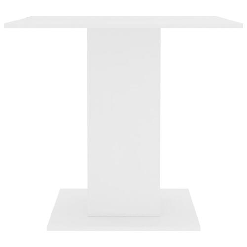 Sofabord 80 x 80 x 75 cm spånplade hvid