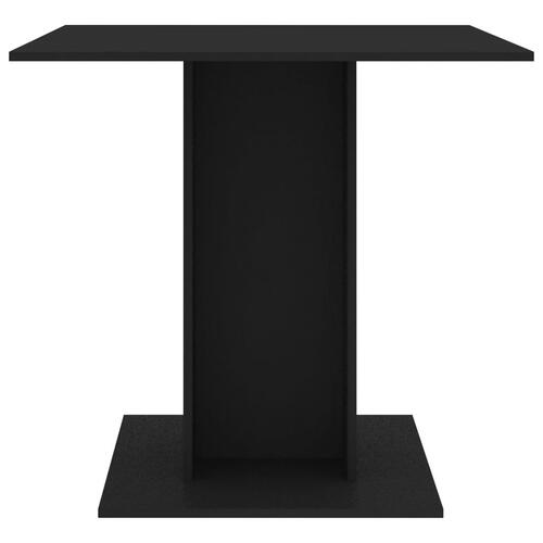 Sofabord 80 x 80 x 75 cm spånplade sort