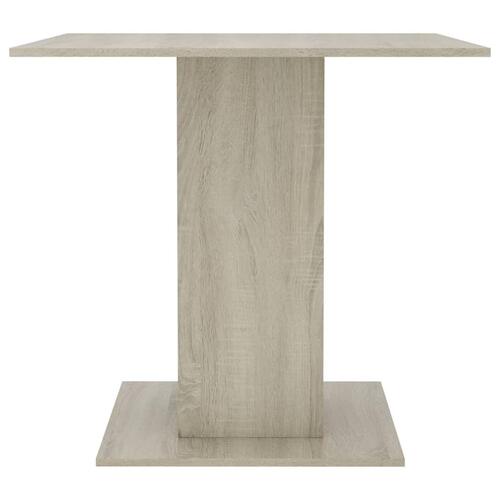 Spisebord 80 x 80 x 75 cm spånplade sonoma-eg