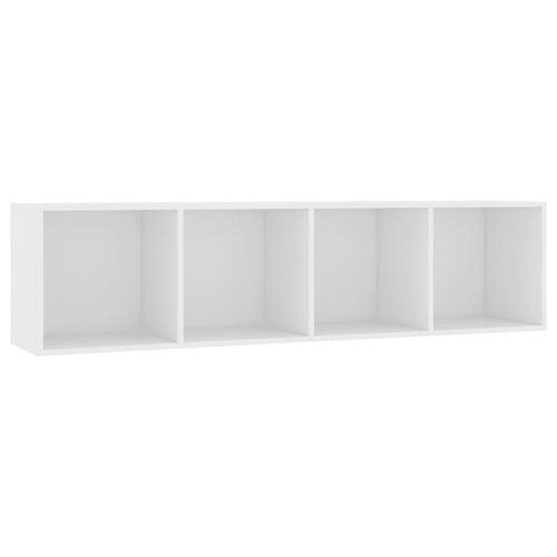 Bogskab/tv-skab hvid 143x30x36 cm