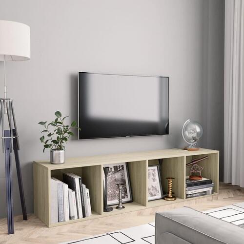 Bogskab/tv-skab sonoma-eg 143x30x36 cm