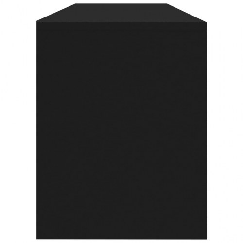 Tv-bord 120x30x37,5 cm konstrueret træ sort