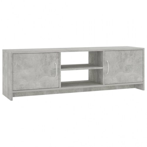Tv-bord 120x30x37,5 cm konstrueret træ betongrå