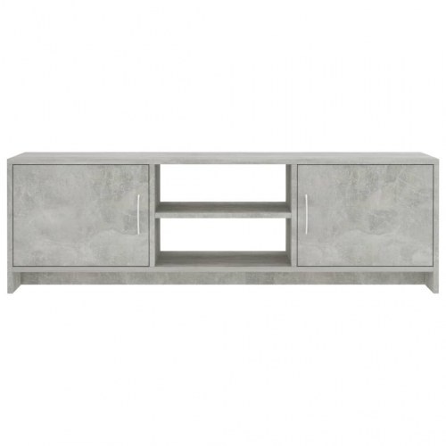 Tv-bord 120x30x37,5 cm konstrueret træ betongrå