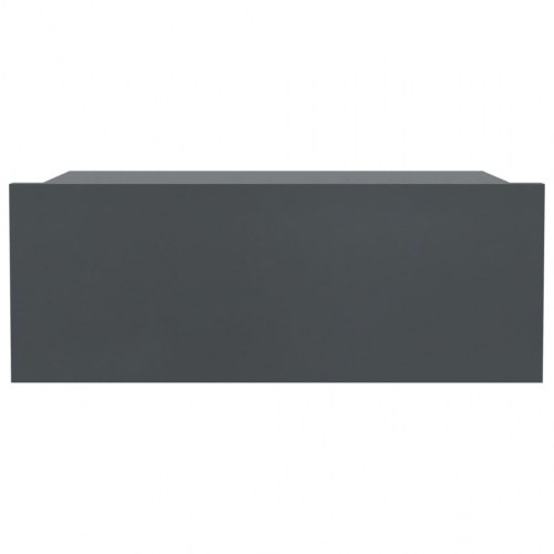 Svævende natborde 2 stk. 40 x 30 x 15 cm konstrueret træ grå