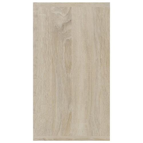 Bogreol/skænk 66x30x98 cm konstrueret træ sonoma-eg