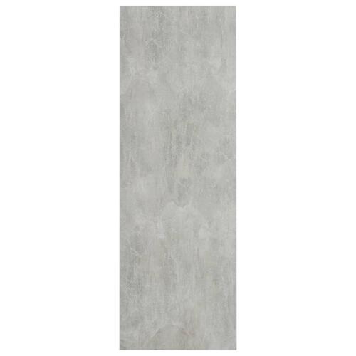 Bogreol/skænk 66x30x98 cm konstrueret træ betongrå