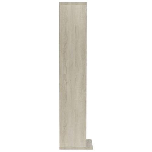 Cd-reol 21x20x88 cm konstrueret træ sonoma-egetræsfarvet