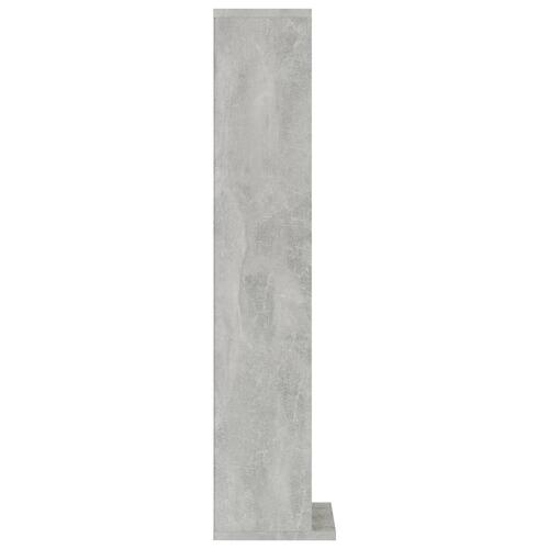 Cd-reol 21x20x88 cm konstrueret træ betongrå