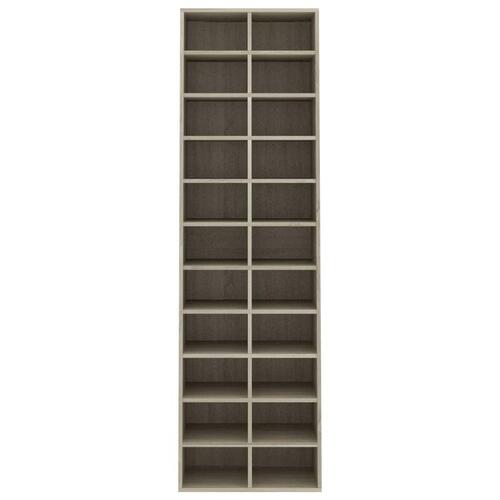Skoskab 54x34x183 cm konstrueret træ sonoma-eg