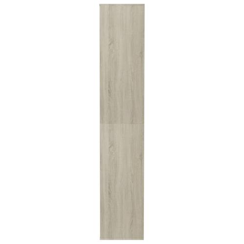 Skoskab 54x34x183 cm konstrueret træ sonoma-eg