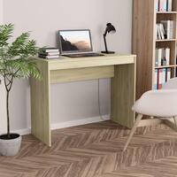 Skrivebord 90x40x72 cm konstrueret træ sonoma-eg