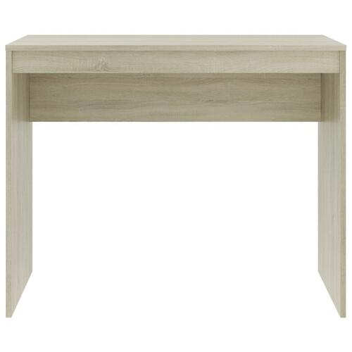 Skrivebord 90x40x72 cm konstrueret træ sonoma-eg