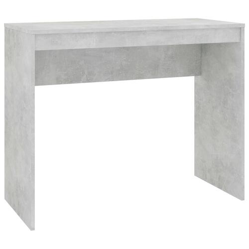 Skrivebord 90x40x72 cm konstrueret træ betongrå