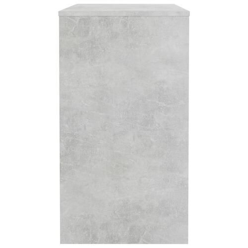 Skrivebord 90x40x72 cm konstrueret træ betongrå