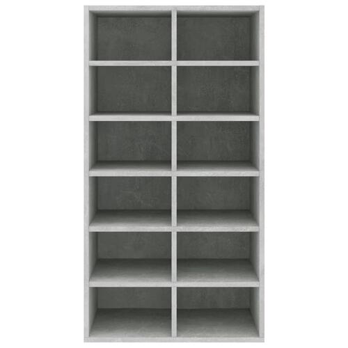 Skoreol 54x34x100,5 cm konstrueret træ betongrå