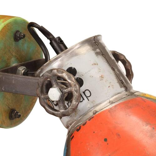 Væg-/loftlamper 2 stk. 17x24 cm E27 genbrugsmaterialer