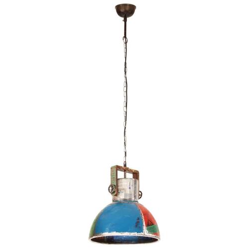 Industriel hængelampe 40 cm E27 25 W flerfarvet rund