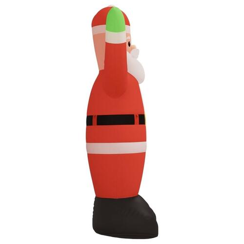 Oppustelig julemand med LED-lys 1000 cm