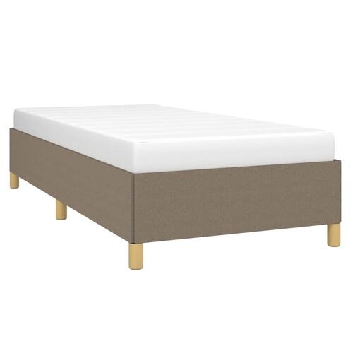 Sengeramme uden madras 90x200 cm stof gråbrun