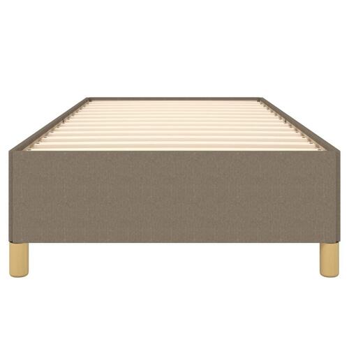 Sengeramme uden madras 90x200 cm stof gråbrun