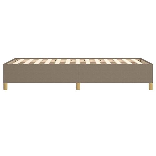 Sengeramme uden madras 90x200 cm stof gråbrun