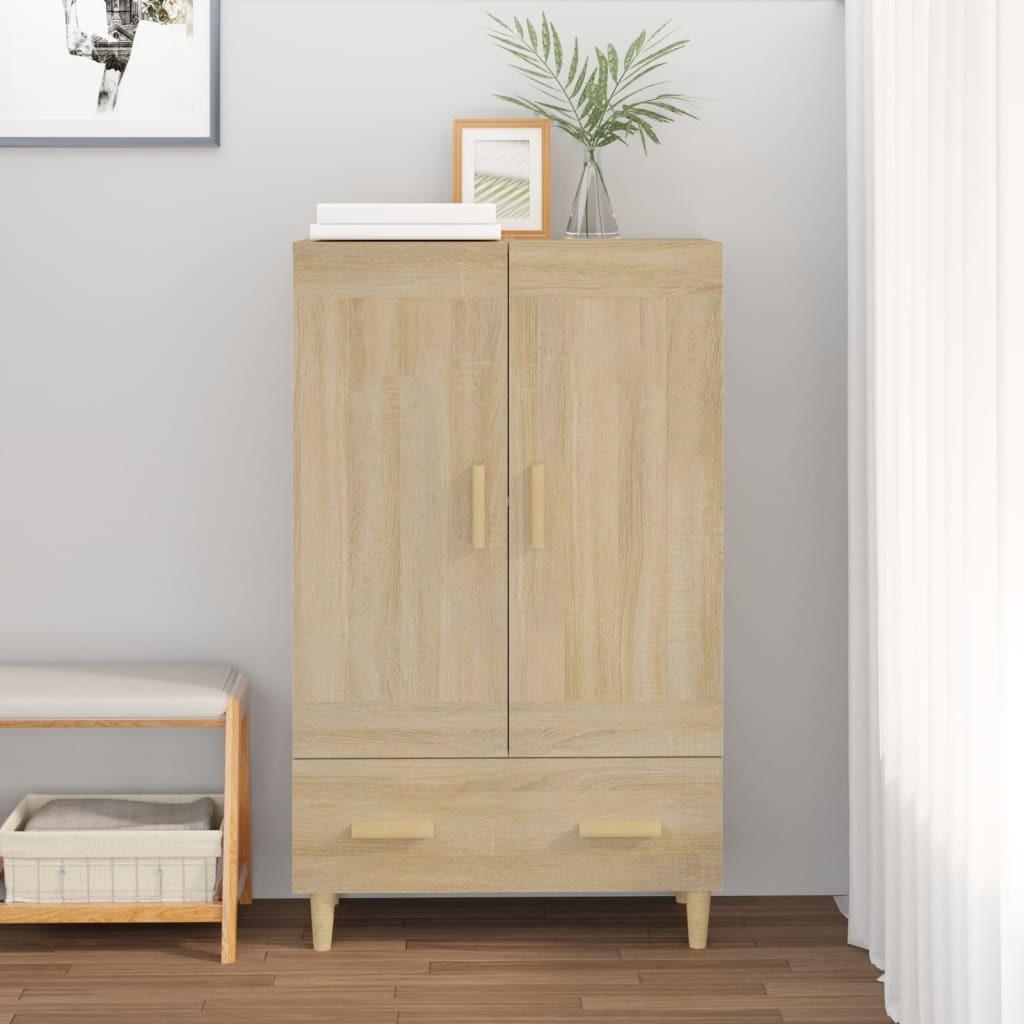 Skab 70x31x115 cm konstrueret træ sonoma-eg