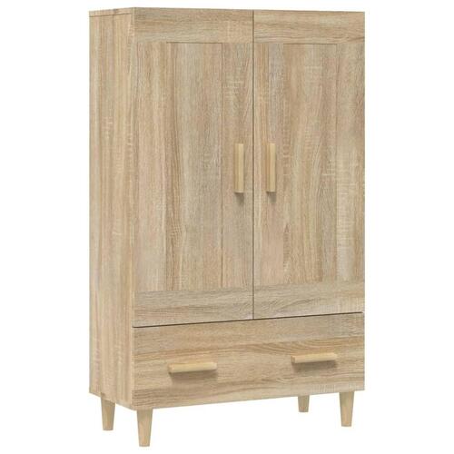 Skab 70x31x115 cm konstrueret træ sonoma-eg